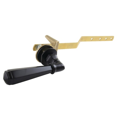 Kingston Brass Front Mount Toilet Tank Lever, Matte Black KTHL0